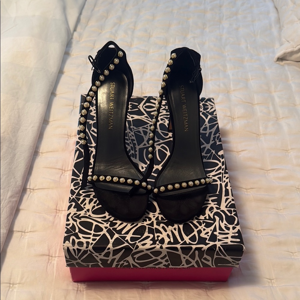 Stuart Weitzman Black Elegant Heels